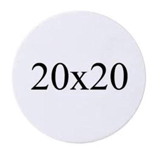 Round Stretched Artist Canvas 20cmx 20cm