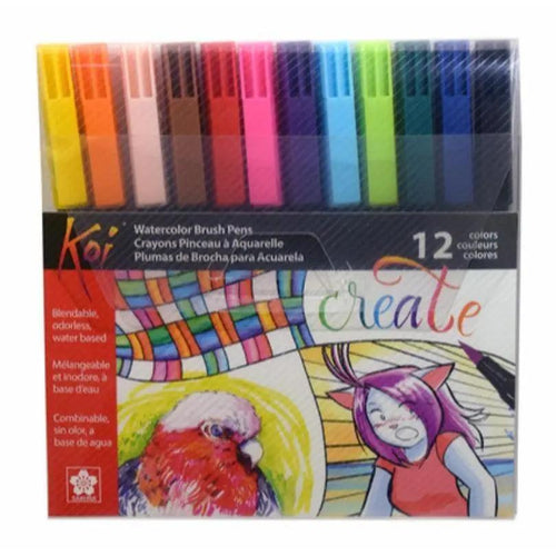 Sakura Koi Coloring Brush Pen Pack Of 12