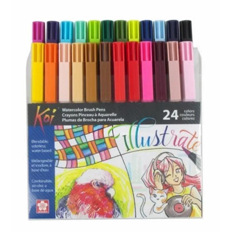 Sakura Koi Coloring Brush Pen Pack Of 24
