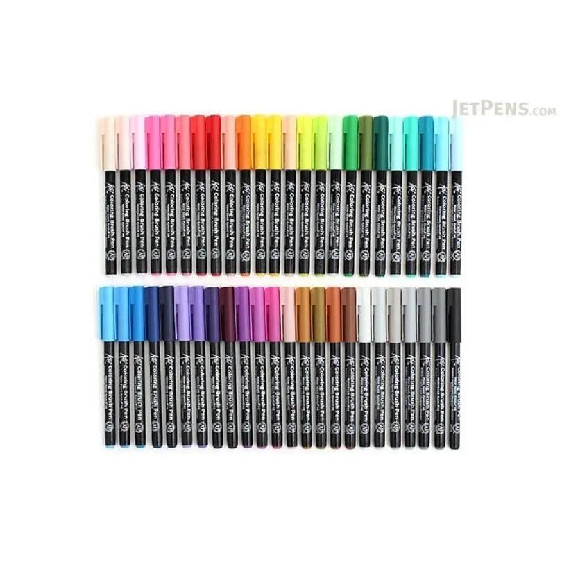 Sakura Koi Coloring Brush Pen Set Pack Of 48