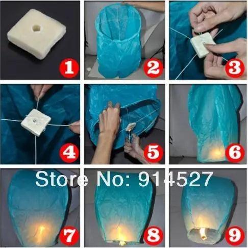 Sky Lanterns (Assorted Colors)