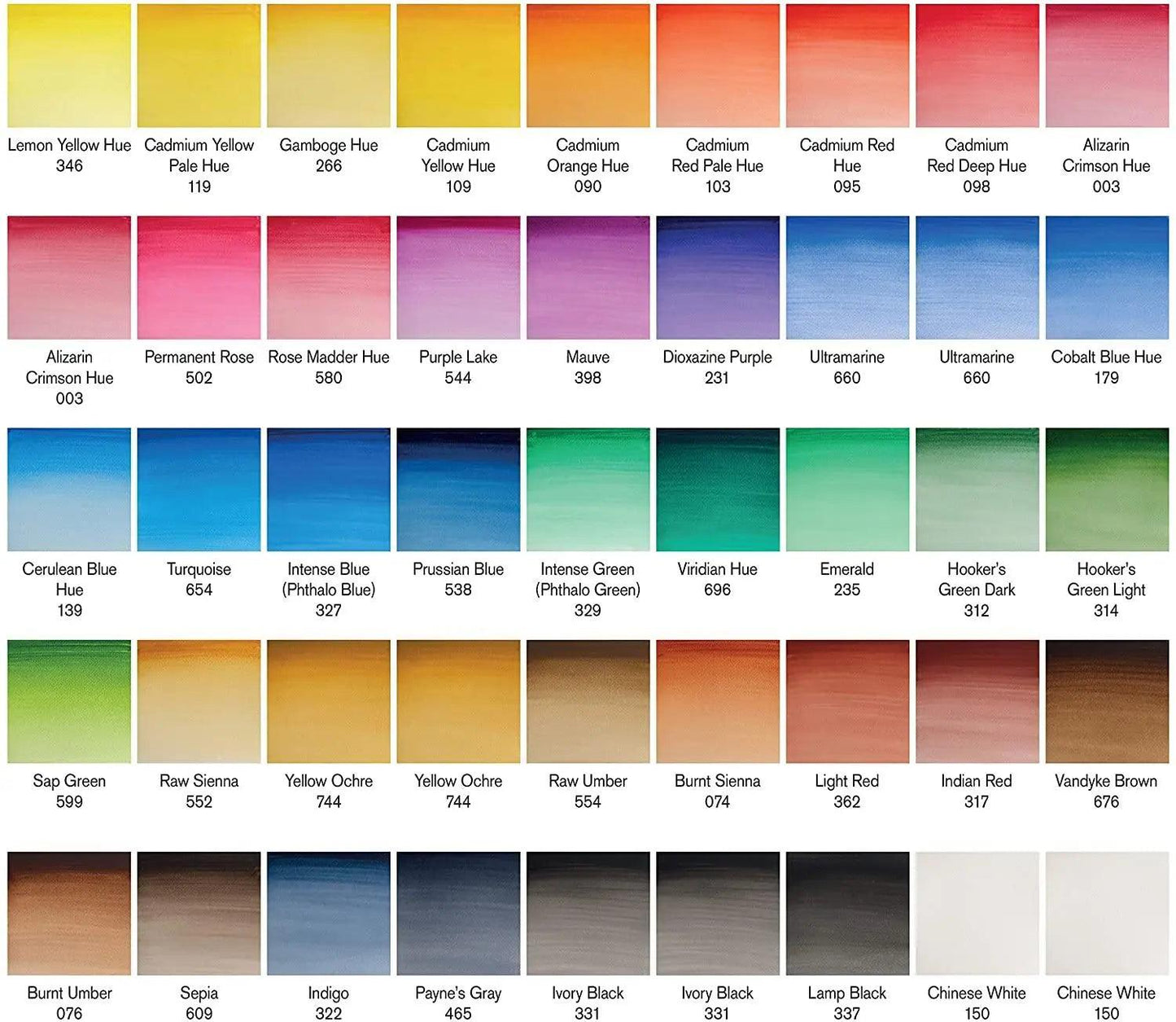 Winsor Newton Cotman Watercolor Studio Set Of 45 Half Pans