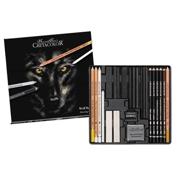 Wolf Box Drawing Set