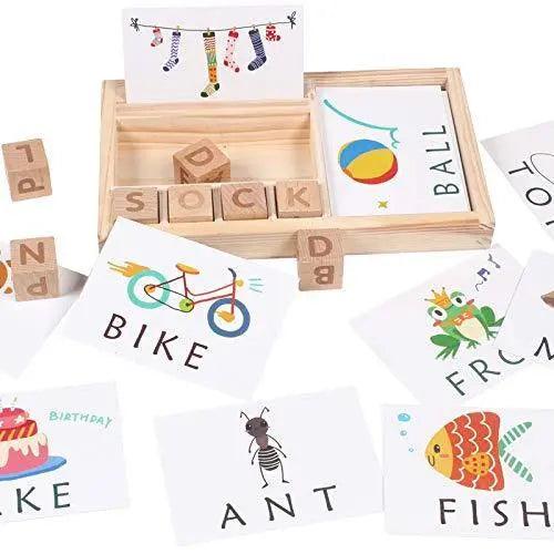 Wooden Matching Letter Game