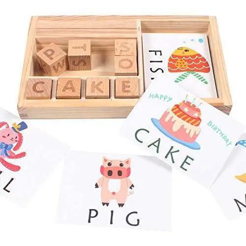 Wooden Matching Letter Game