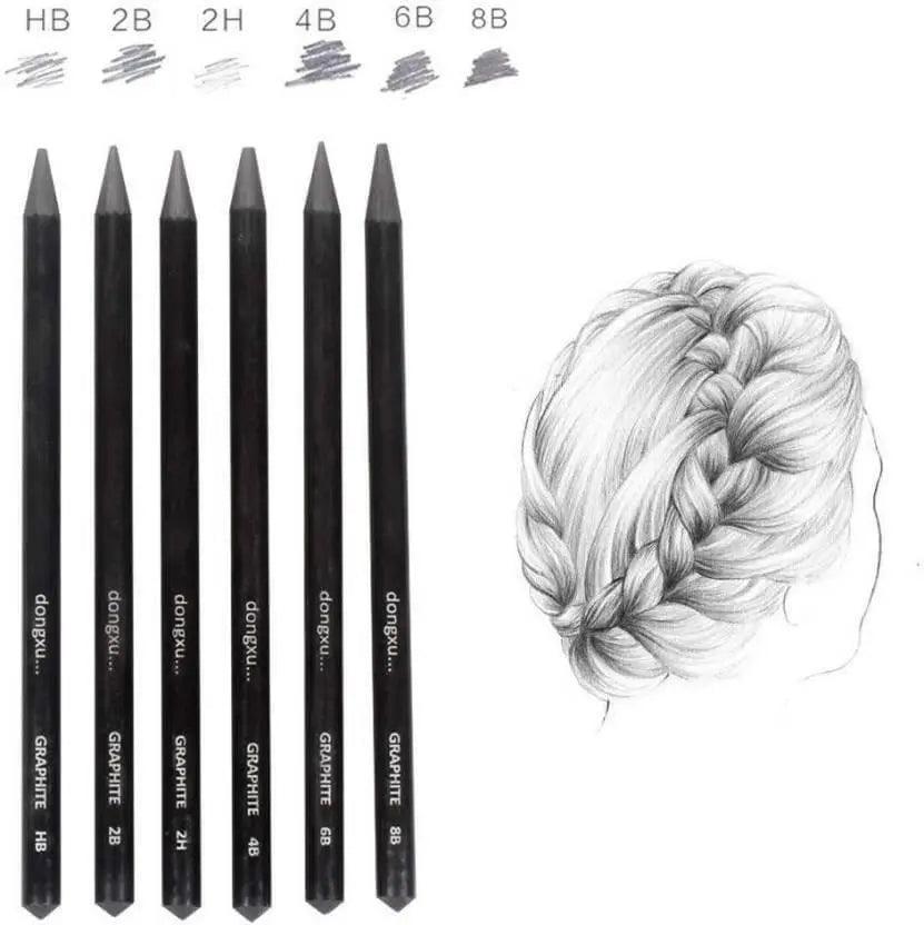 Woodless 6 Graphite HB 2B 4B 6B 8B 2H Pencil