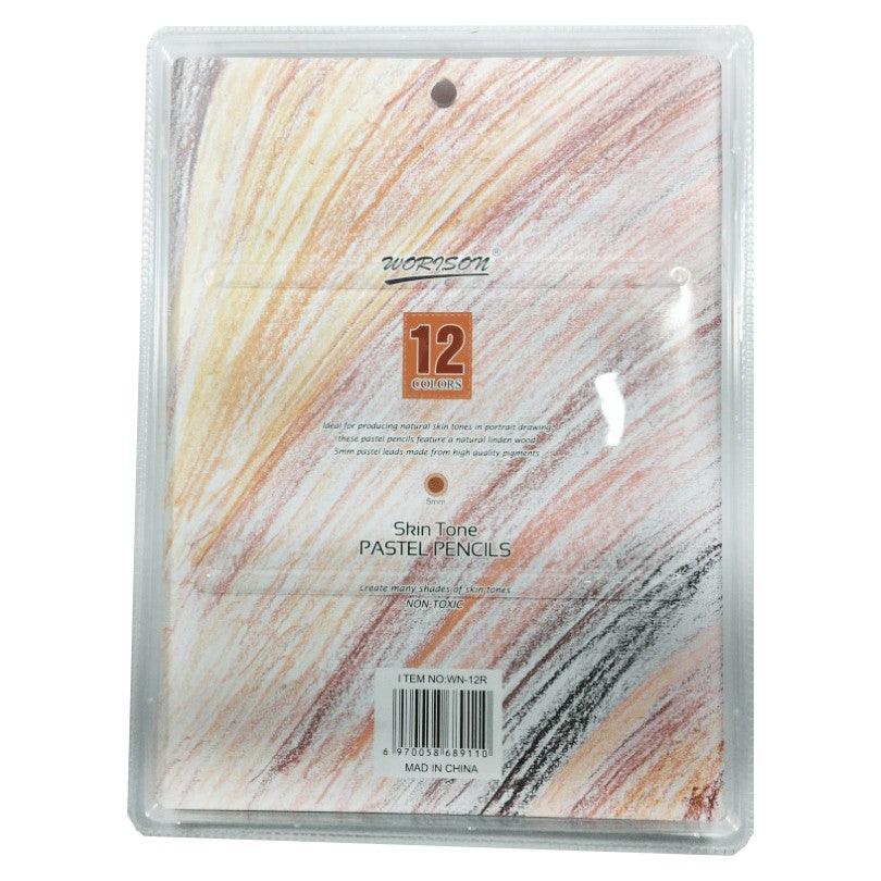 Worison Skin tone Pastle Pencil Pack of 12