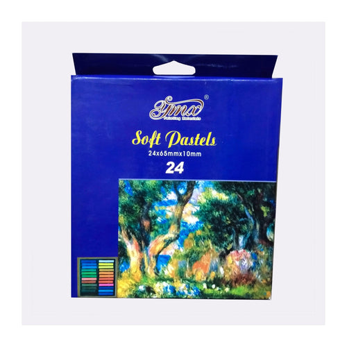 YMX Soft Pastels for Artist 24 Pieces Color Set - Multi Colors YMXS 24
