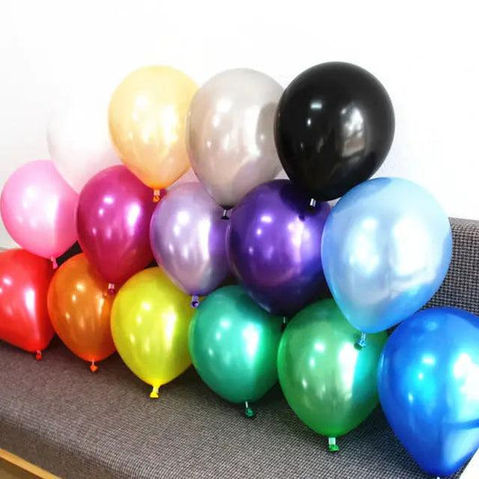 50 Pcs High Quality Single color Latex Balloons
