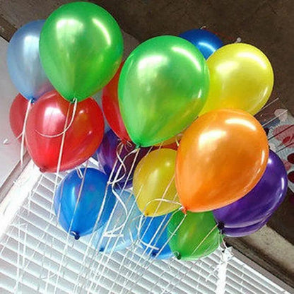 50 Pcs High Quality Single color Latex Balloons