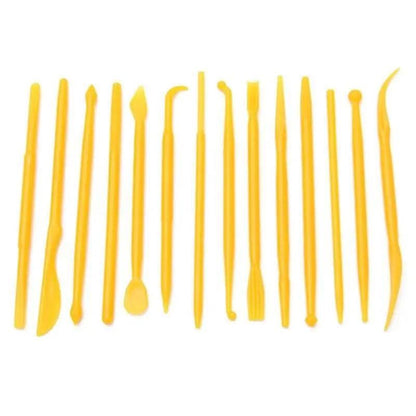 9 pcs Plastic Clay Sculpting Set - Pottery Tools
