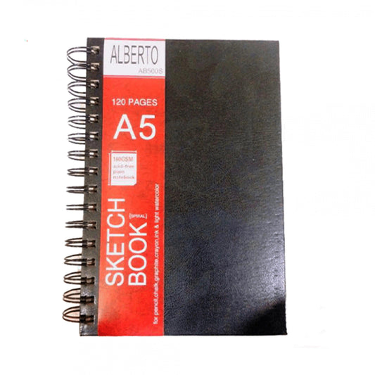 Alberto A5 Spiral Sketchbook 160gsm For Artist
