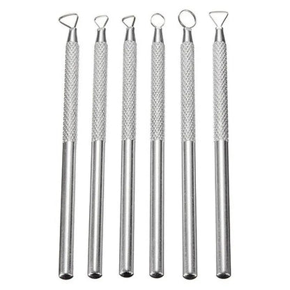 Aluminum Pottery Clay Carving Cutter Ceramic Sculpting Hand Tool Set