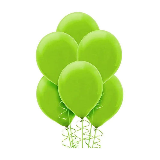Birthday Parties Simple Balloon Light Green - 100 Pcs (B-11)