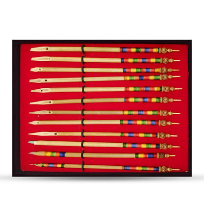 Calligraphy Bamboo Qalams 12 Pcs Set