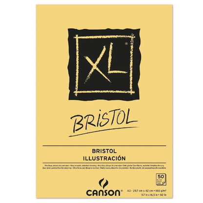 Canson Bristol Sketch Pad - A4, A3 50 Sheets