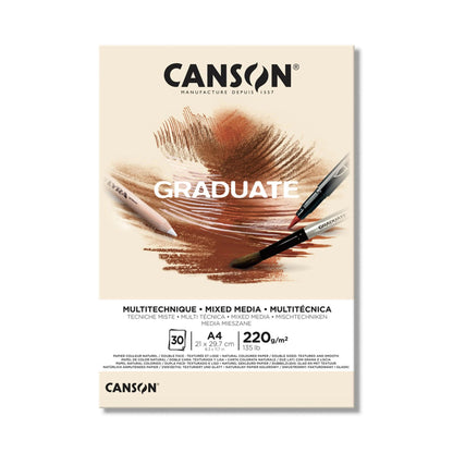 Canson Graduate Mixed Media Natural 220gsm