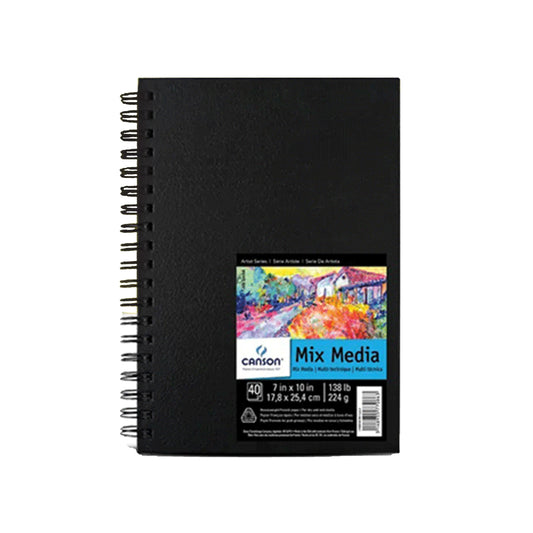 Canson Mix Media Art Book 40 Sheets - 224Gsm