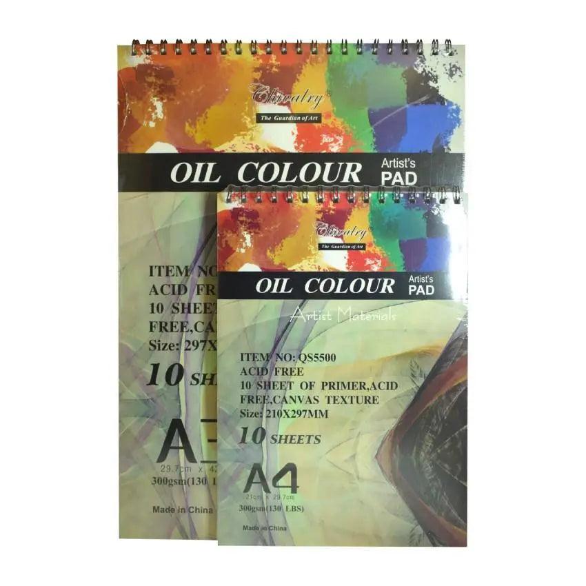 Chivalry Artist's Oil Color Pad A4/A3