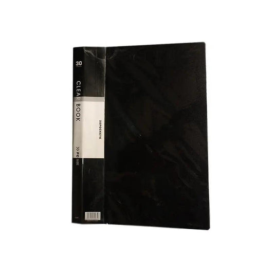 Clear Book Leagal FC Size File 30 Sheet Limit 30 Pockets