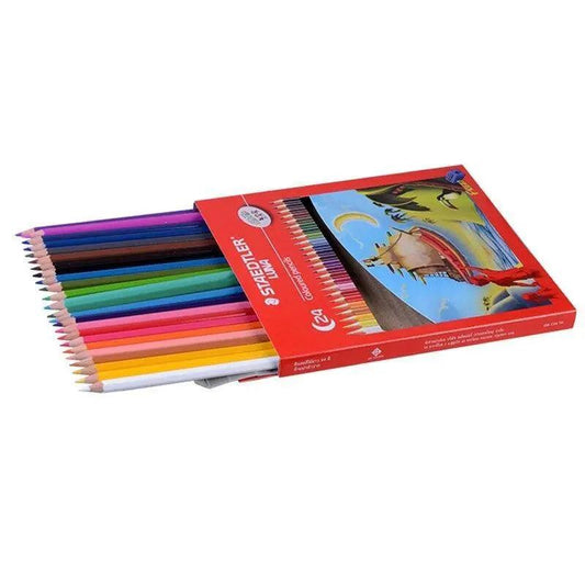 Color pencil set card board box 24 colors