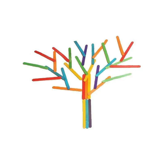 Colored Wooden Ice Cream Sticks Popsicle Sticks Small