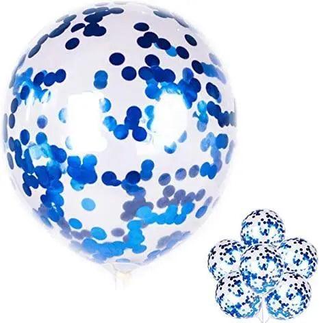 Confetti Balloons 12″ Inch- Single color 5 pcs