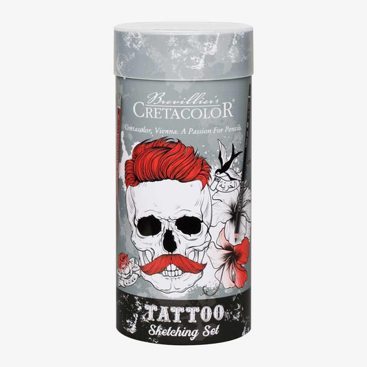 Cretacolor Tattoo Sketching Oval Tin Set Of 14 Pcs