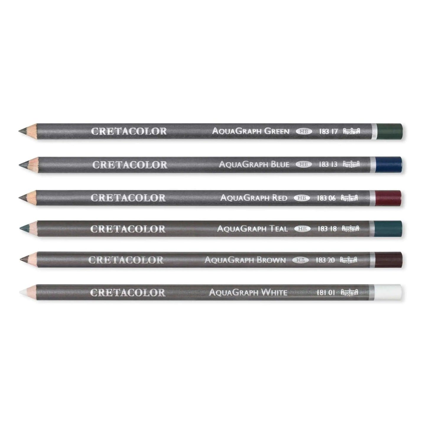 Cretacolor Watercolor Graphite Pencils Set Of 6 Pcs