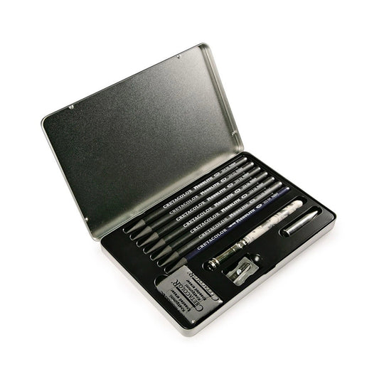 Cretacolor Woodless Graphite Pencils Set Of 11 Pcs