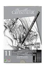 Cretacolor Woodless Graphite Pencils Set Of 11 Pcs
