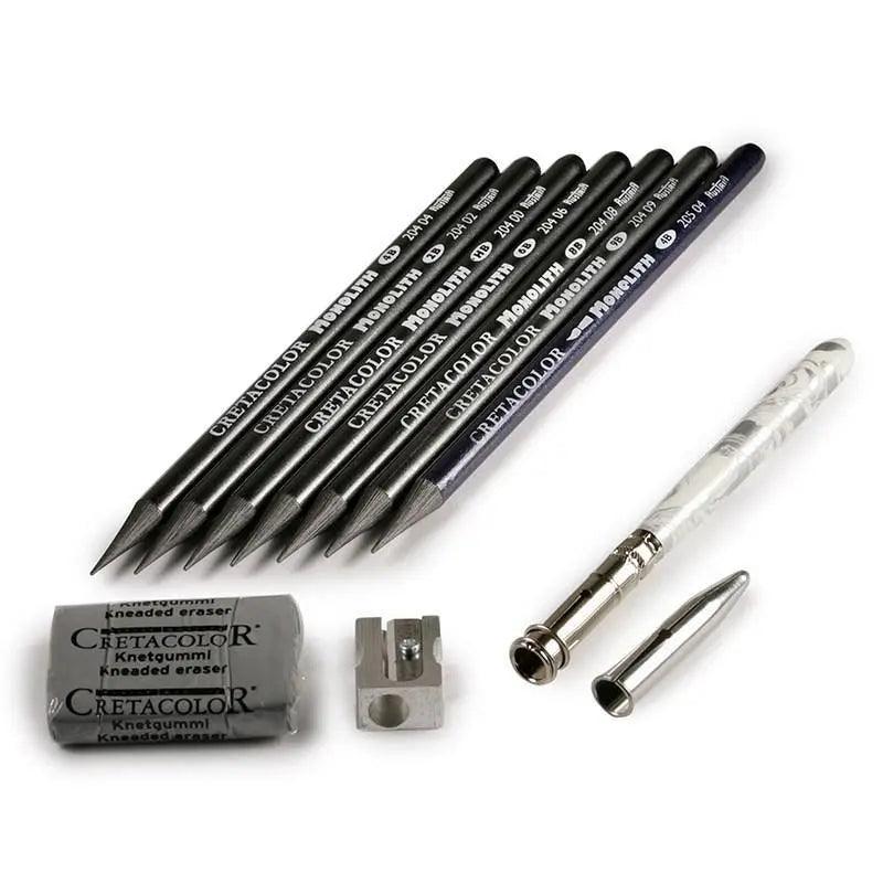 Cretacolor Woodless Graphite Pencils Set Of 11 Pcs