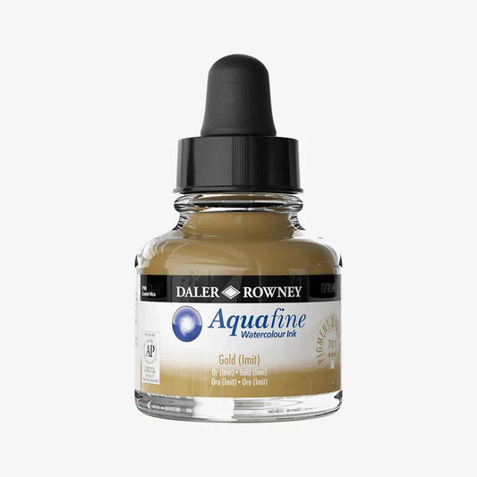 Daler Rowney Aquafine Watercolor Ink Gold 29.5ML