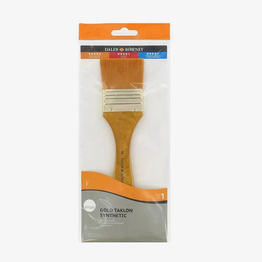 Daler Rowney Gold Taklon Flat Brush