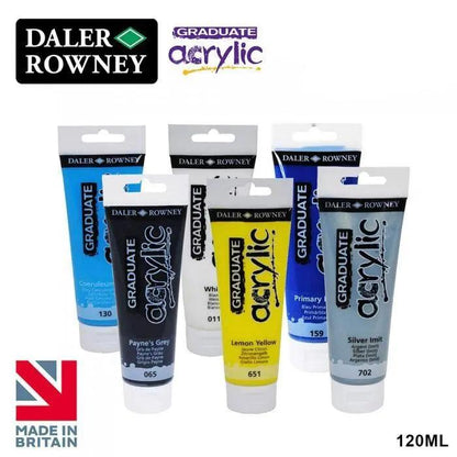 Daler Rowney Graduate Acrylic Paint Color Tube 120ML