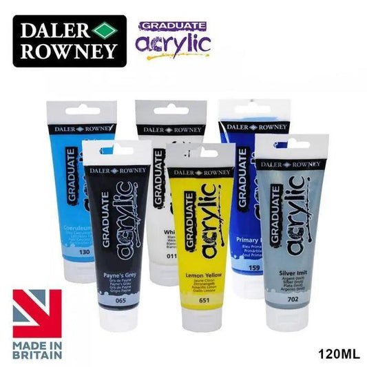 Daler Rowney Graduate Acrylic Paint Color Tube 120ML