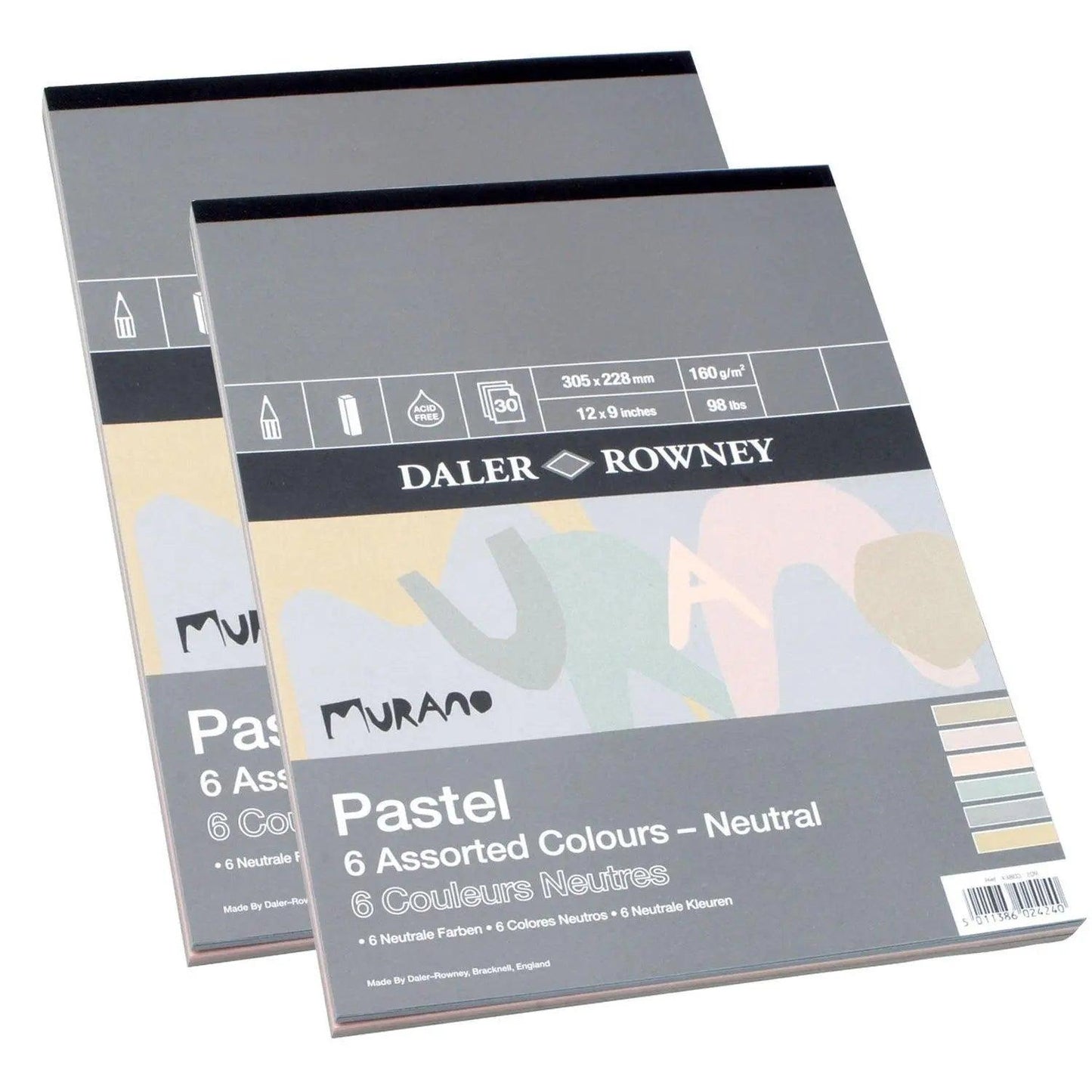 Daler Rowney Murano Pastel Colours Pad - A3