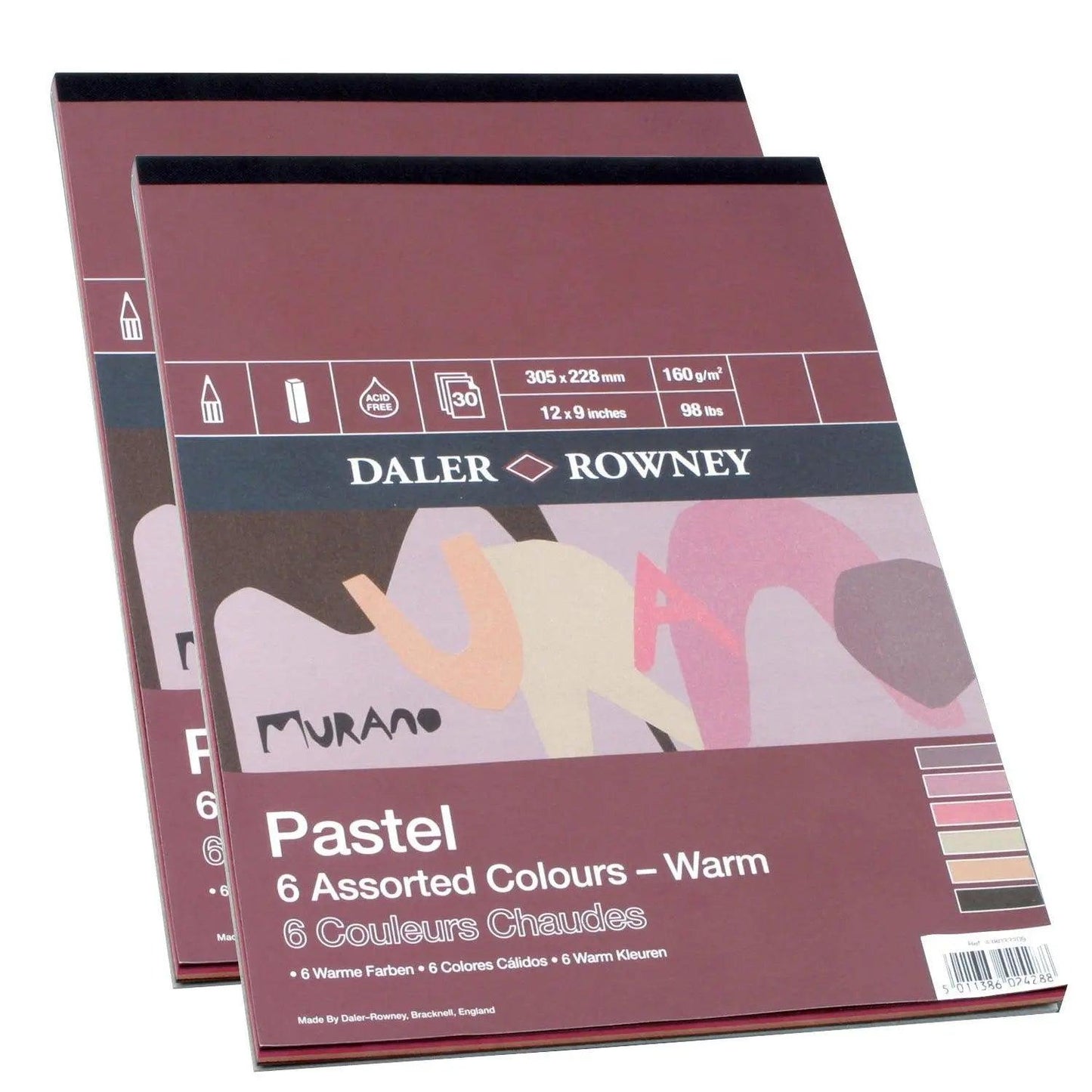 Daler Rowney Murano Pastel Colours Pad - A3