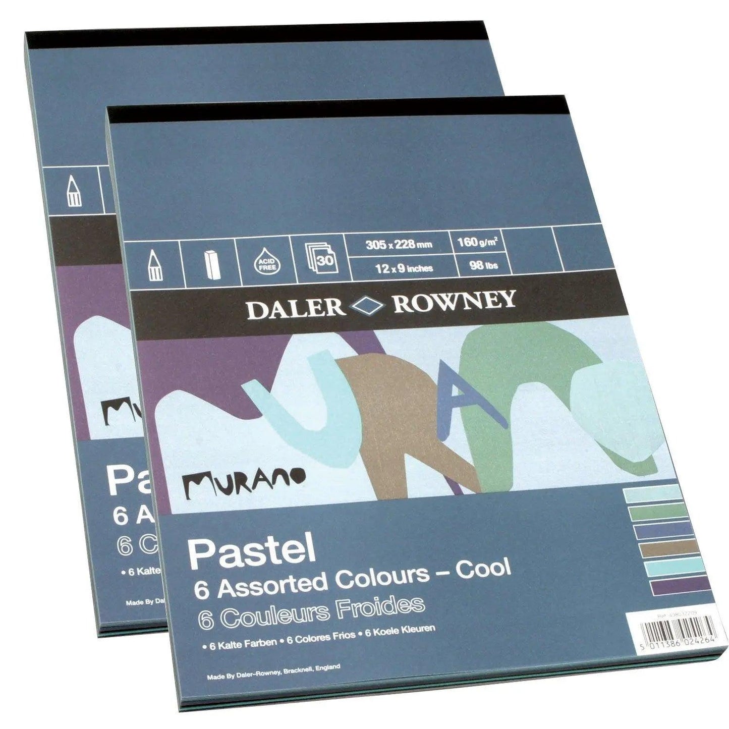 Daler Rowney Murano Pastel Colours Pad - A3