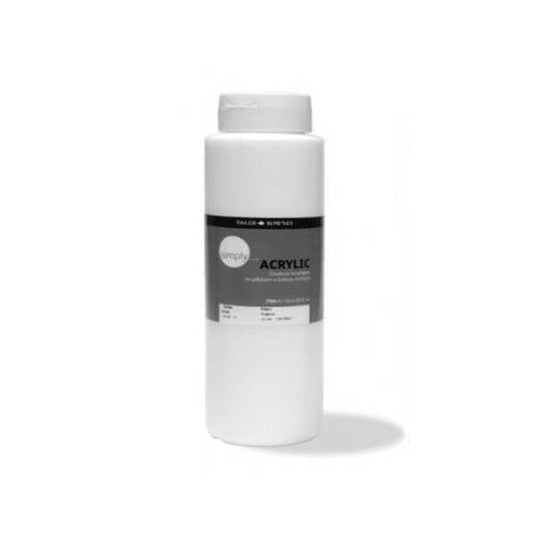 Daler - Rowney Simply Acrylic Jar in 750ml White