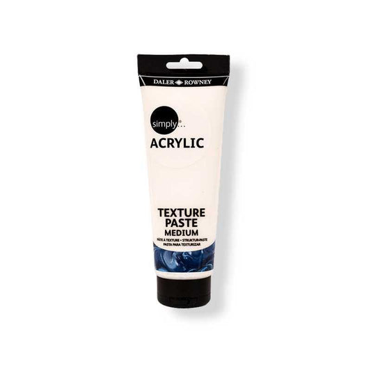 Daler Rowney Simply Acrylic Texture Paste Medium 250ml Tube