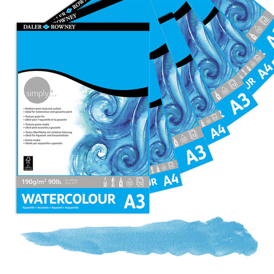 Daler Rowney Simply Watercolor Pad 190Gsm
