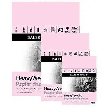 Daler Rowney Smooth Cartridge Paper Pads in 3 sizes