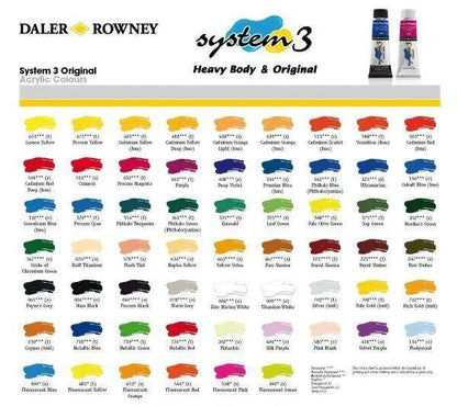 Daler Rowney System 3 Acrylic Paints Tube 59ml