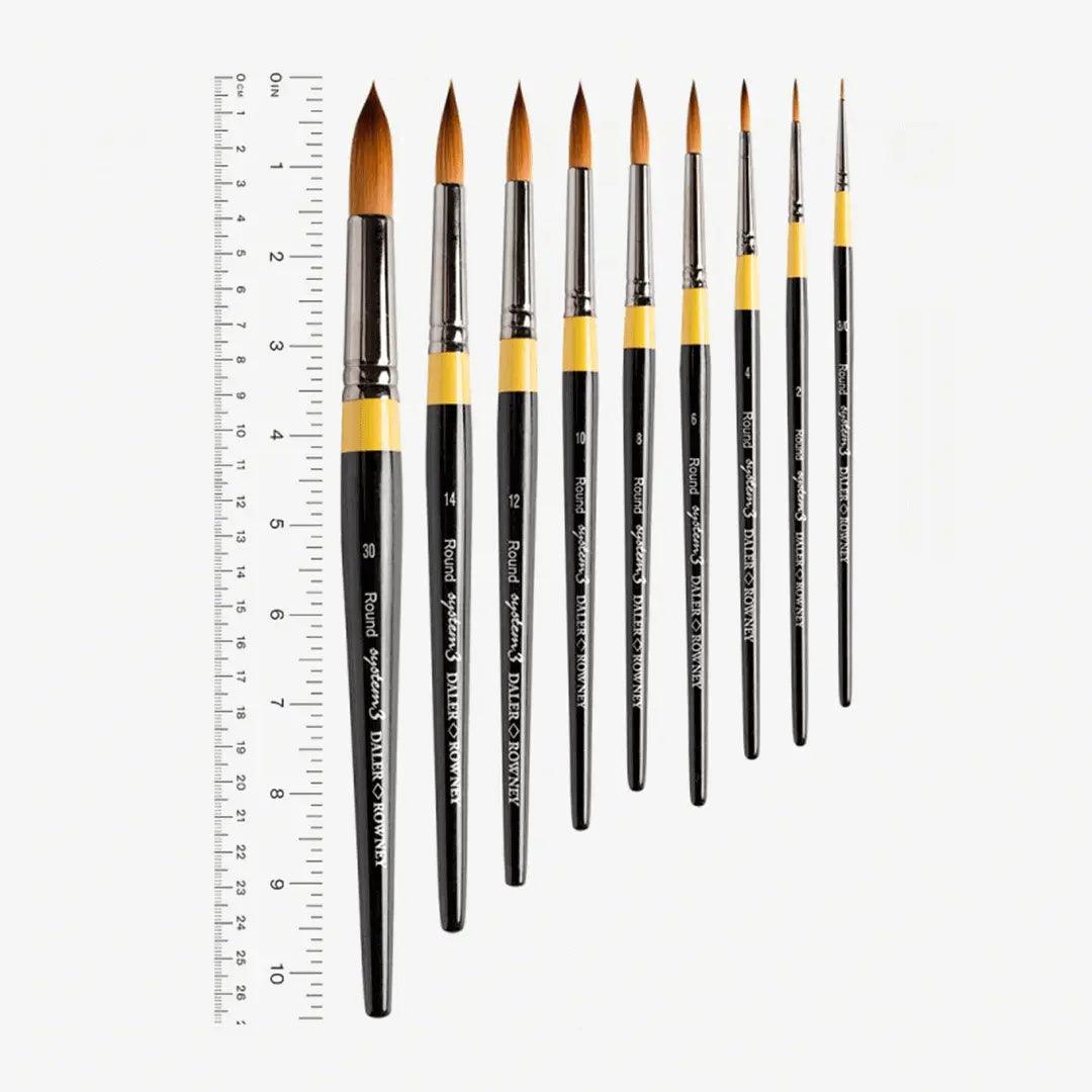 Daler Rowney System 3 Long Handle Round Brush