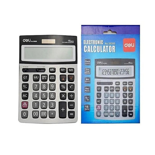 Deli Calculator 16 Digit, Check & Multifunction - E39265