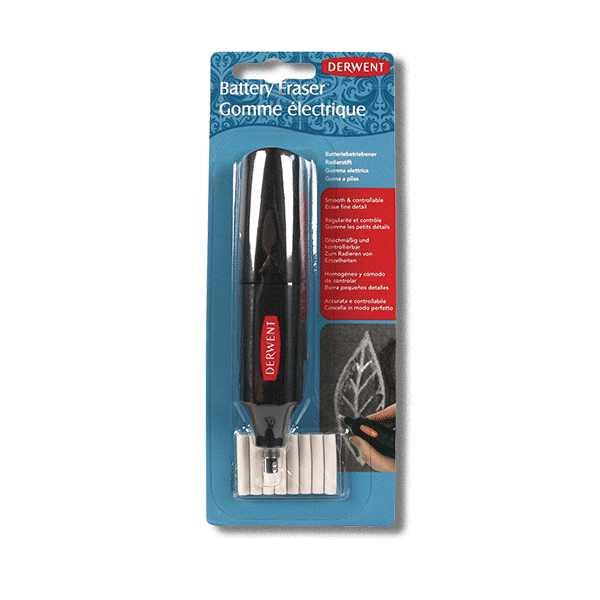 Derwent Battery Operated Eraser With Refills - Electric