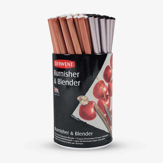 Derwent Charcoal Burnisher And Blender Pencil Pack Of 72