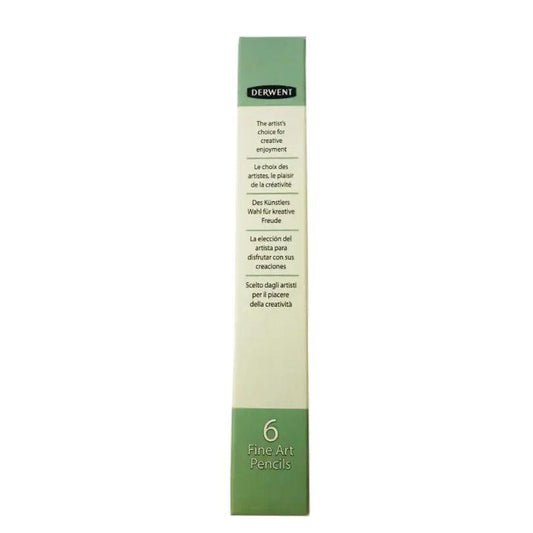 Derwent Drawing Fine Art Pencils 7200 6 Pieces/ Box - White