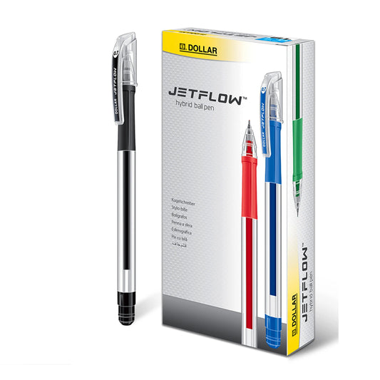 Dollar Ball Pen Jetflow - Black (pack of 12)